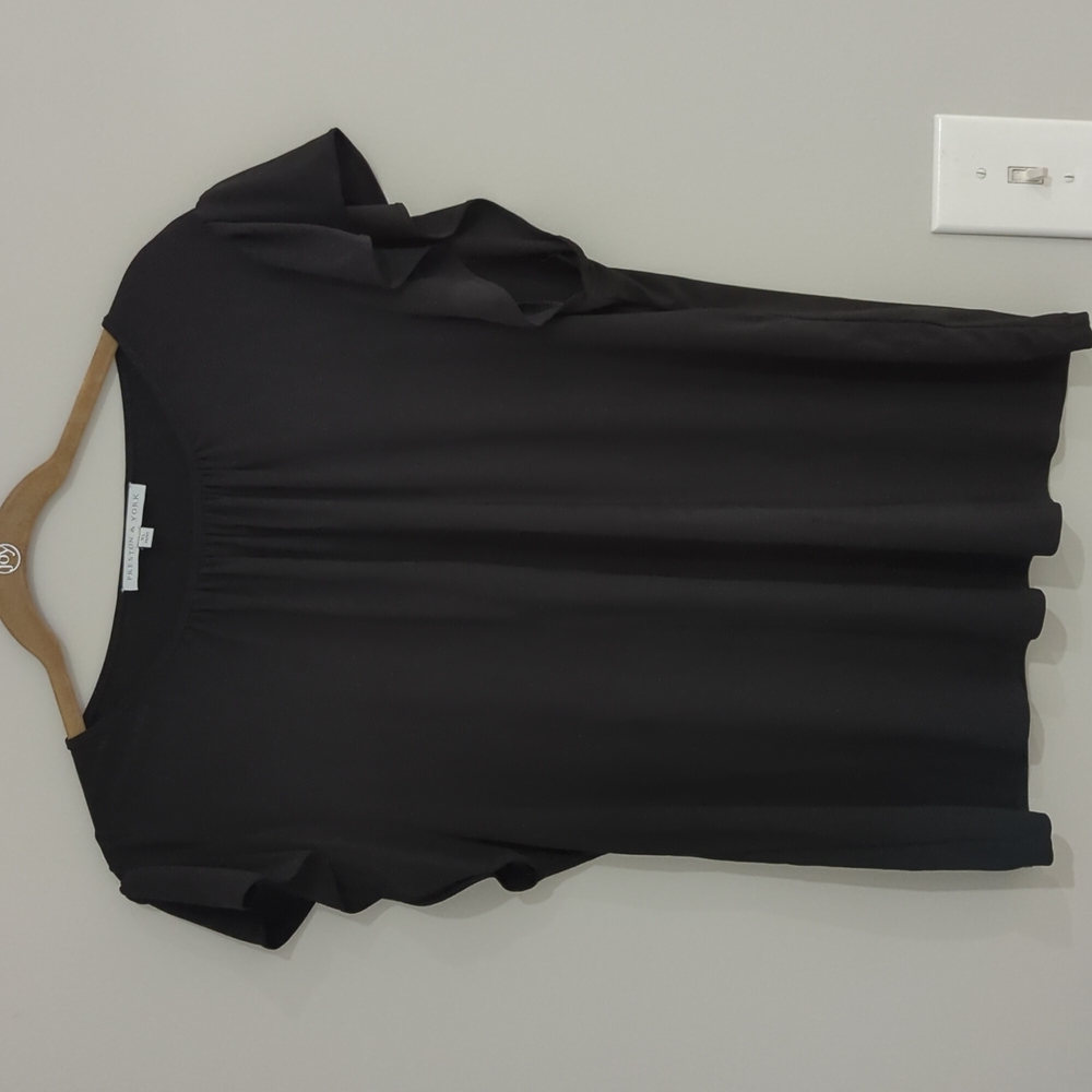 Preston & York XL Black Dressy Top
